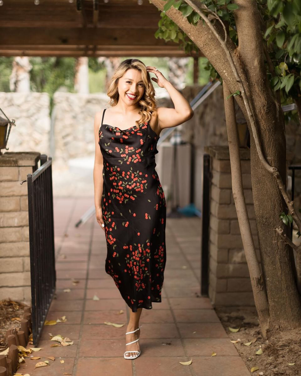 cherry brown dress Universal Standard Plus Size Iconic Geneva Dress main image 1