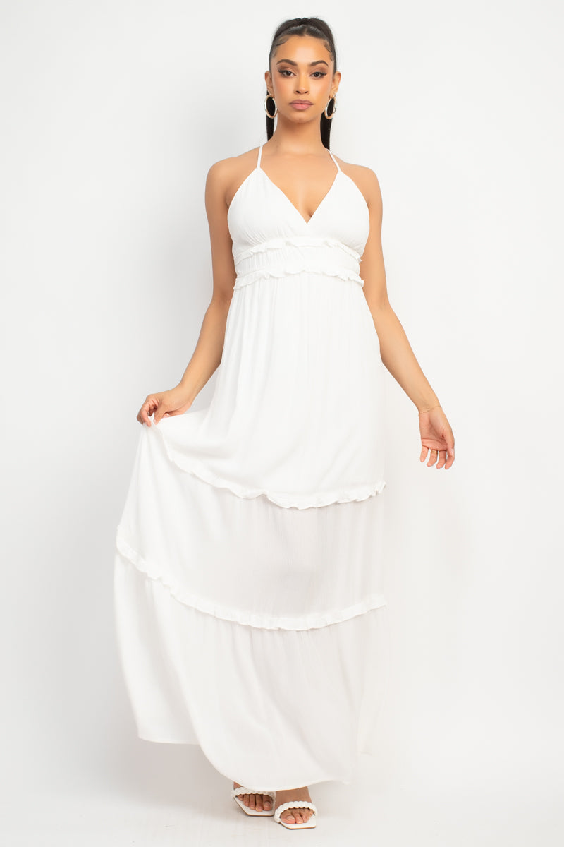knee length dresses for ladies Burning Up Maxi Dress main image 0