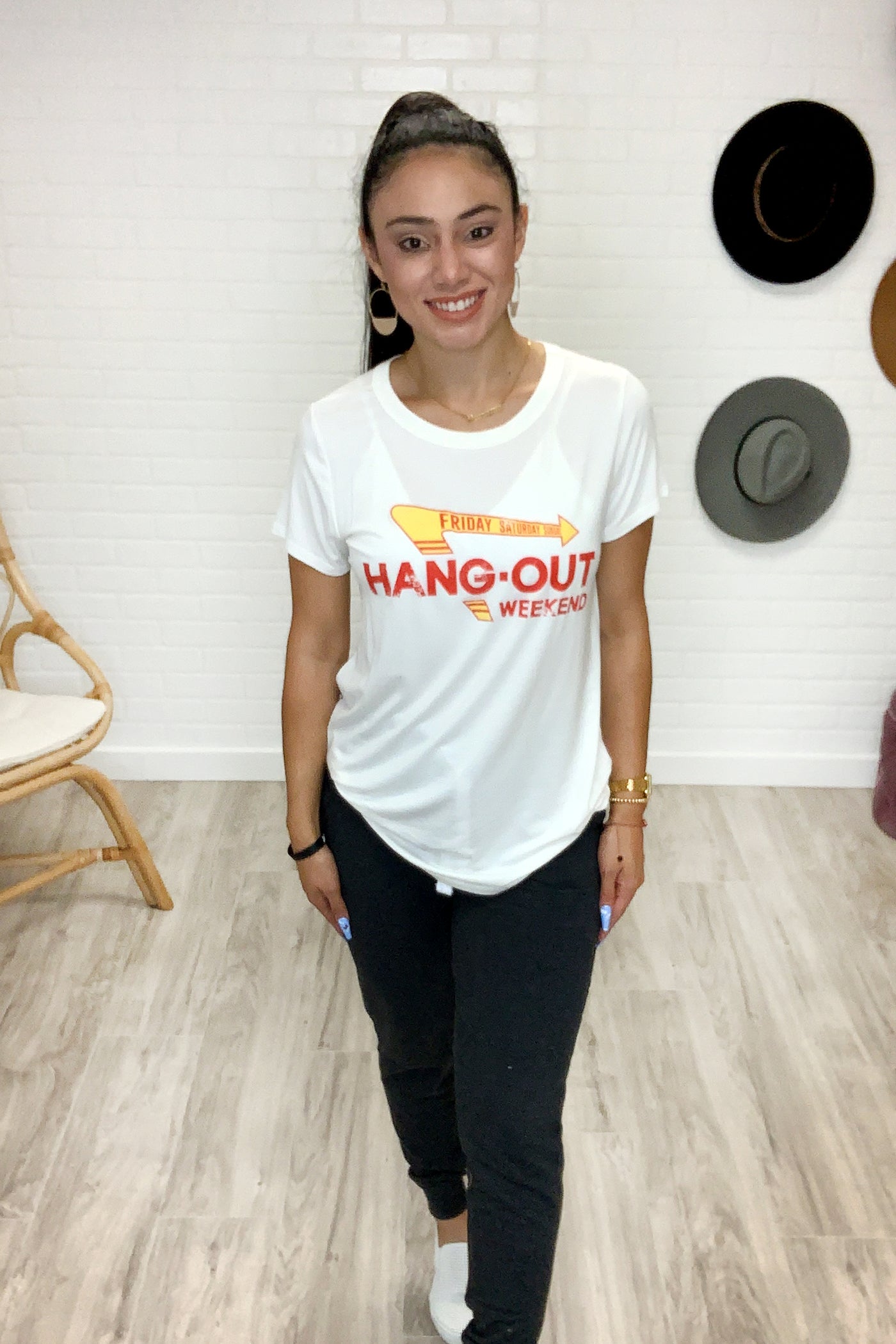 Weekend Hang Out Burger Top- FRIDAY FINAL FAV - LAST ONE! SIZE XL