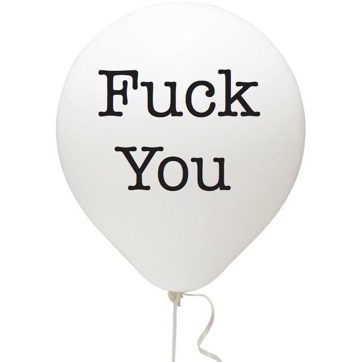 Fuck You Balloon Pack (Pack Of 3)