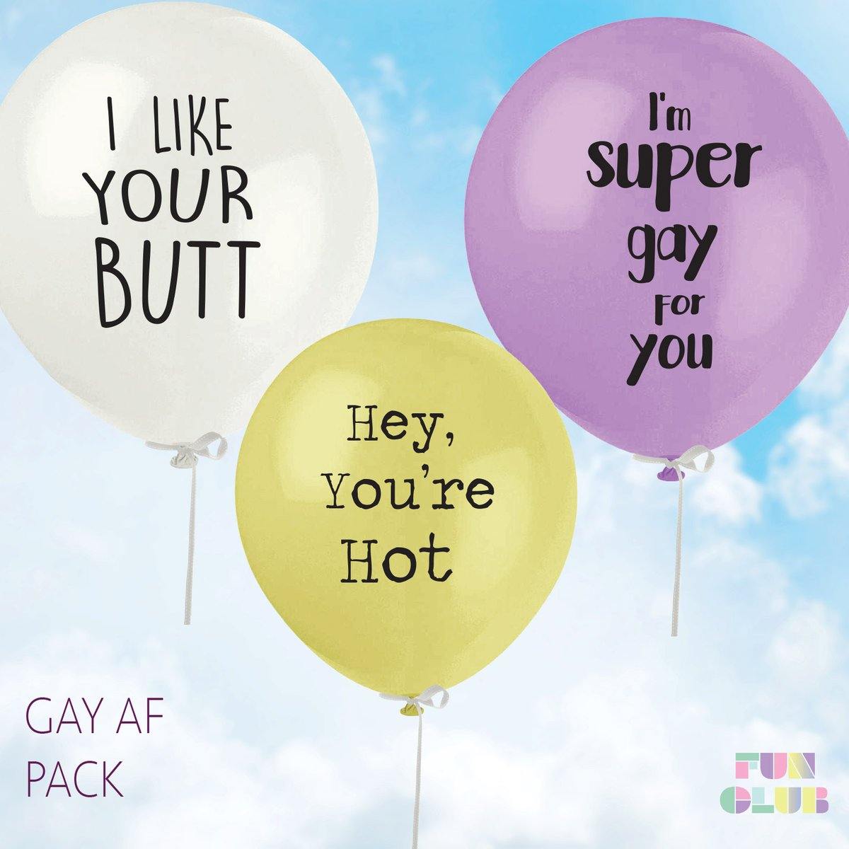 Gay AF Balloon Pack (Pack Of 3) - Identity Boutique