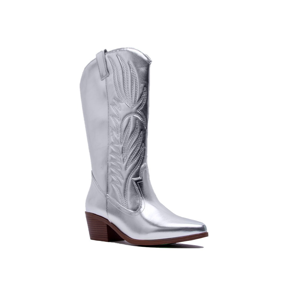 silver star boots