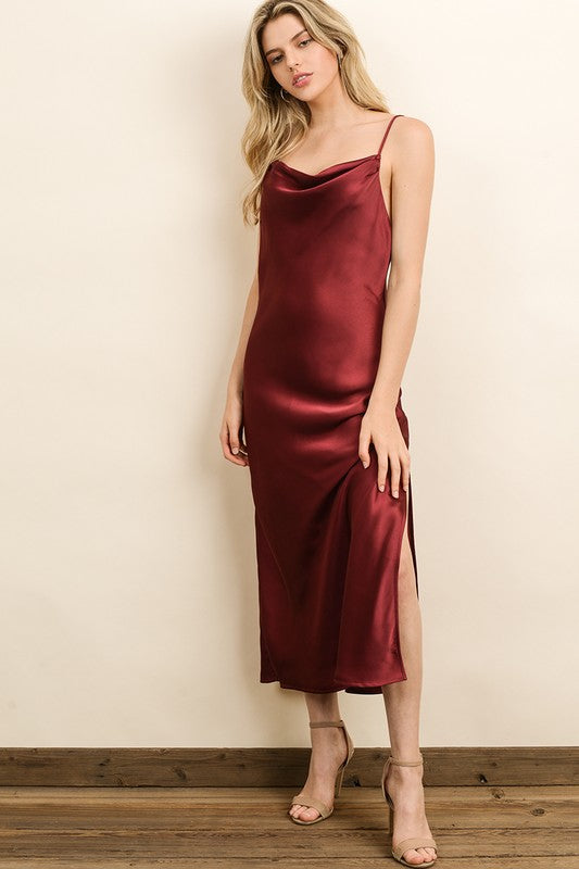 Sexy Satin Backless Slip Maxi Dress* Identity Boutique Sexy Satin Backless Slip Maxi Dress* Identity Boutique