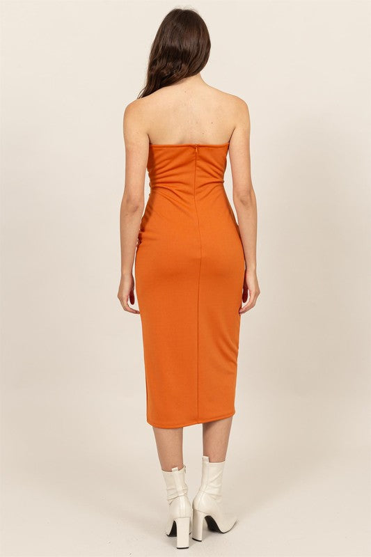 Chashi Strapless Bodycon Dress* – Identity Boutique
