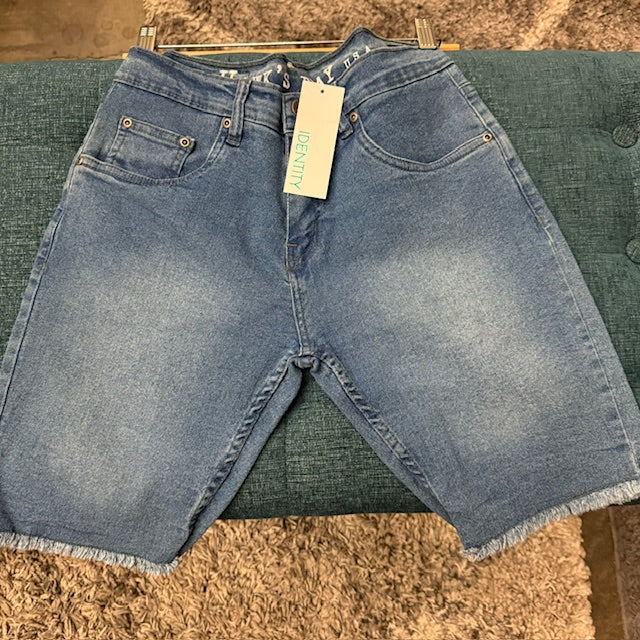 Denim Stretch Shorts