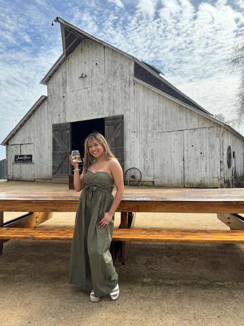 Wrap Around Wide Pant Jumpsuit