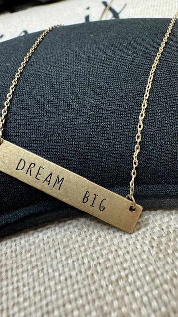 Dream Big Charm Necklace