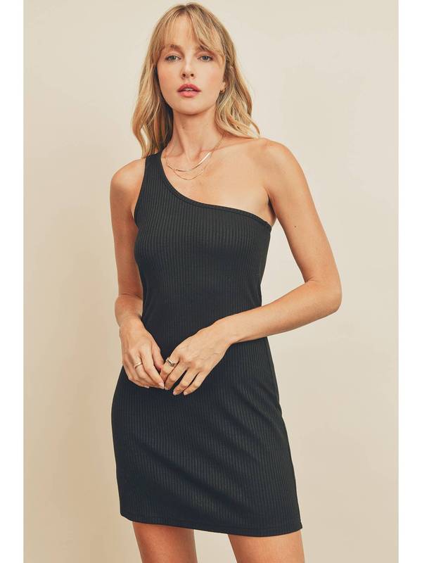 Alida One Shoulder Mini Dress