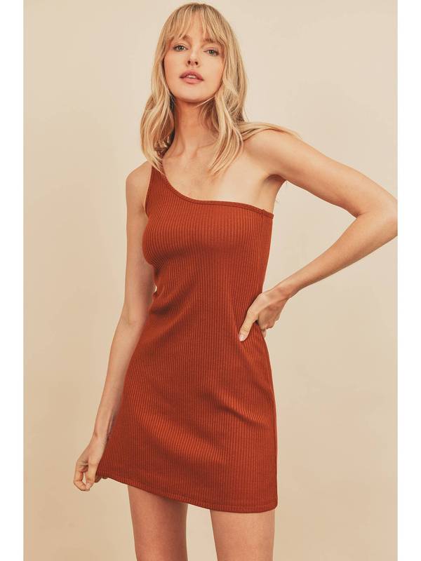 Alida One Shoulder Mini Dress