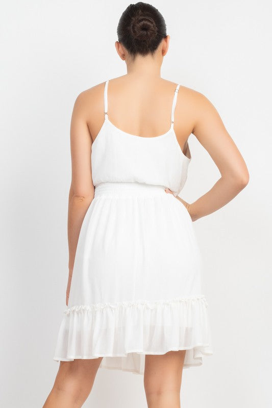 Boho Western Chic Ruffle Mini Dress* – Identity Boutique