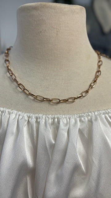Classic Chain Link Necklace-LAST ONE