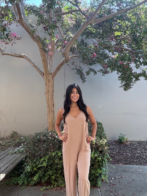 Linen Luxury Straight Leg Jumpsuit