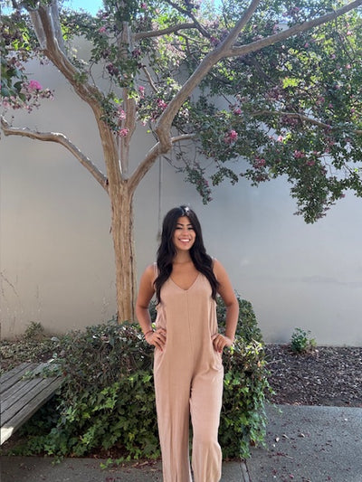 Linen Luxury Straight Leg Jumpsuit