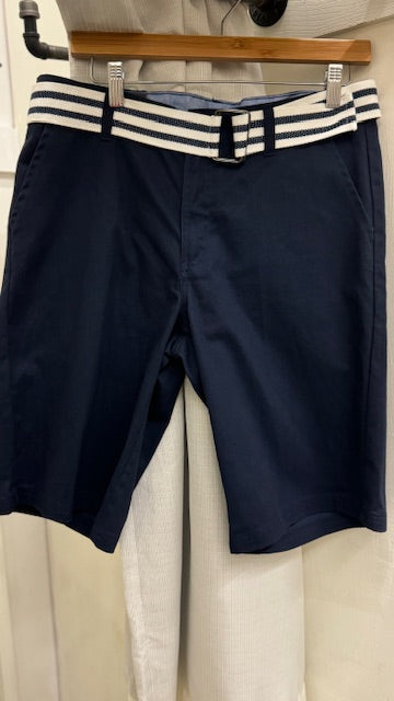 Bahama Belt Shorts- Navy