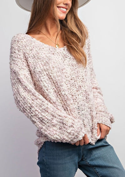 Sassy Shoulder Drop Sweater