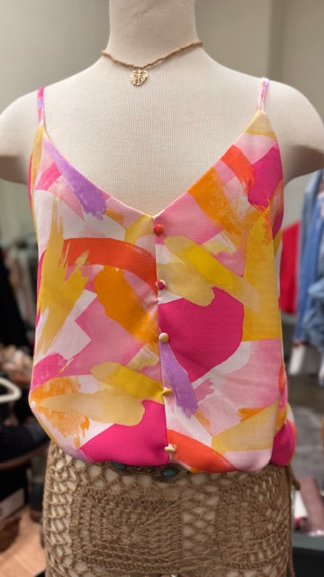Bohemian Sunset Sleeveless Tank Top