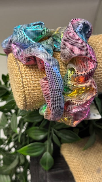 Metallic Sherbert Hair Scrunchies