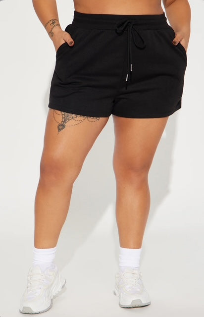 Serene Lounge Shorts in Black