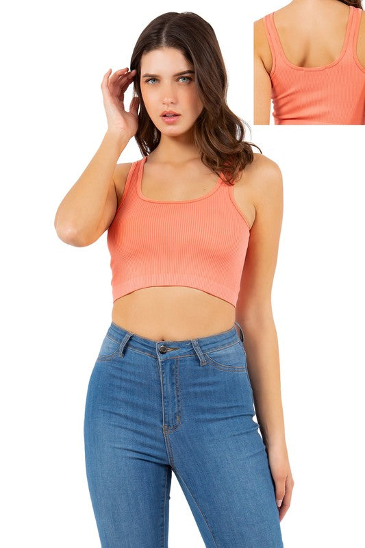 Coastal Bliss Crop In Coral