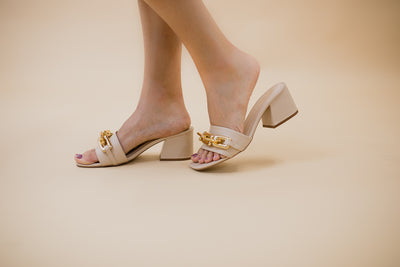 Chain Reaction Mules In Nude