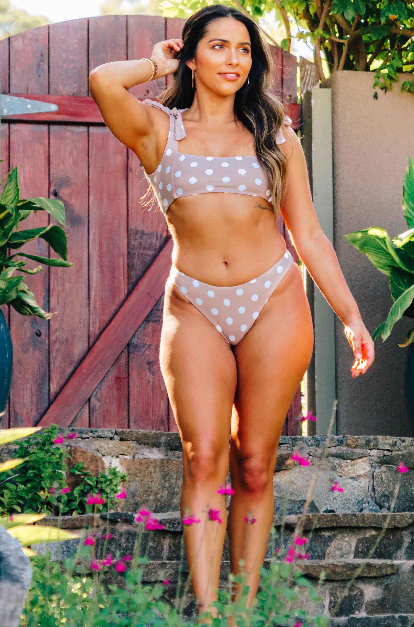 Karla Shoulder Tie Bikini Set - Identity Boutique