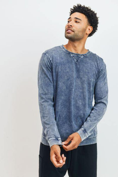 Dylan Mineral Wash Pullover - Identity Boutique