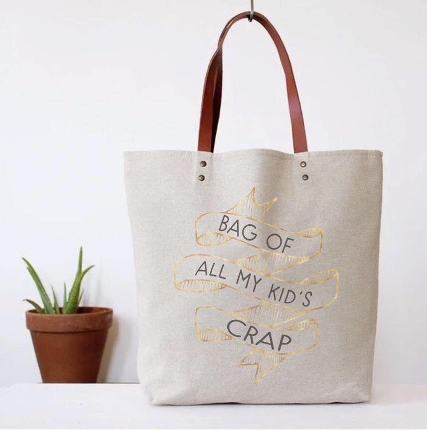 Bag Of All My Kids Crap Tote Bag - Identity Boutique