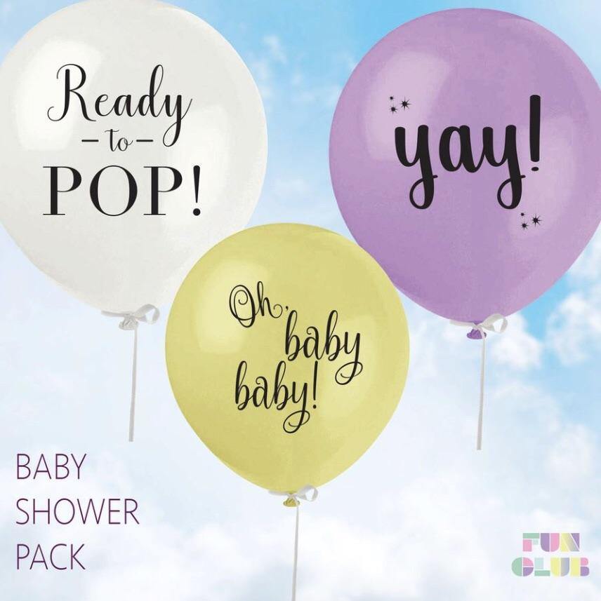 Baby Shower Balloon Pack (Pack Of 3) - Identity Boutique