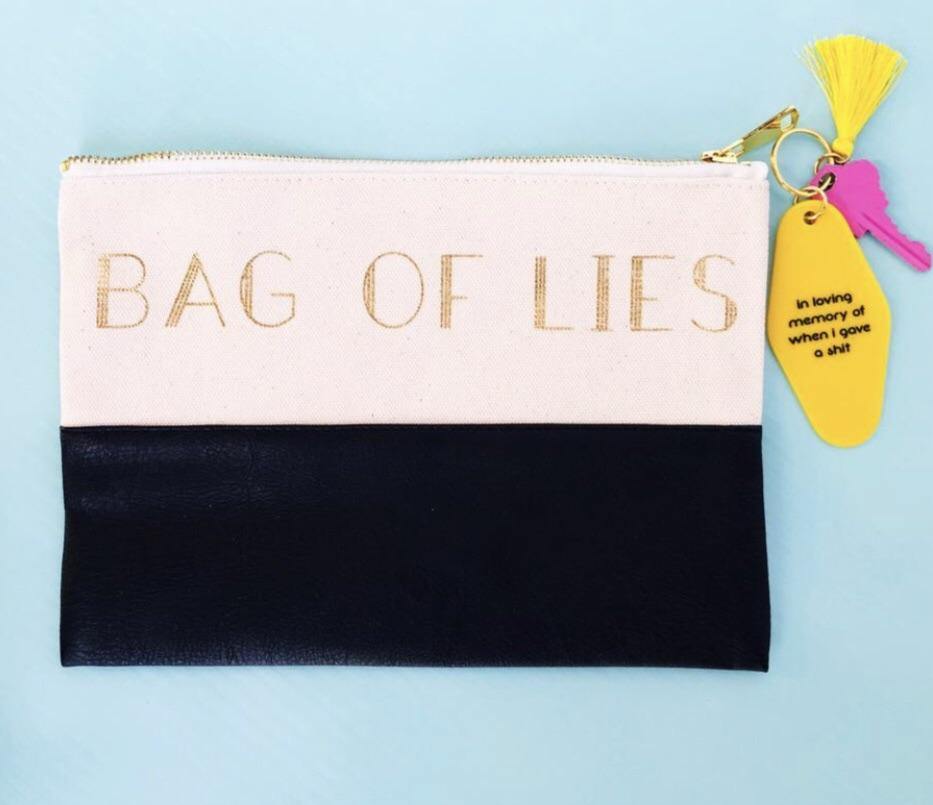 Bag Of Lies Make-Up Bag - Identity Boutique