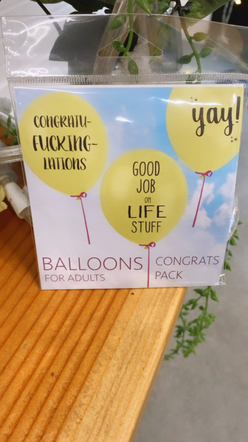 Congrats Balloon Pack (Pack Of 3)