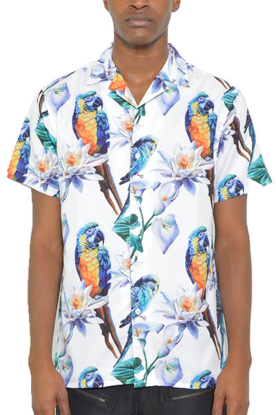 Macaw Short Sleeve Button Down