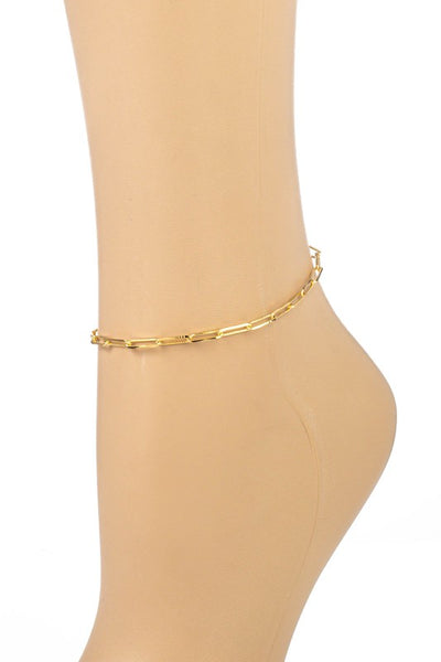 Oval Chain Link Anklet