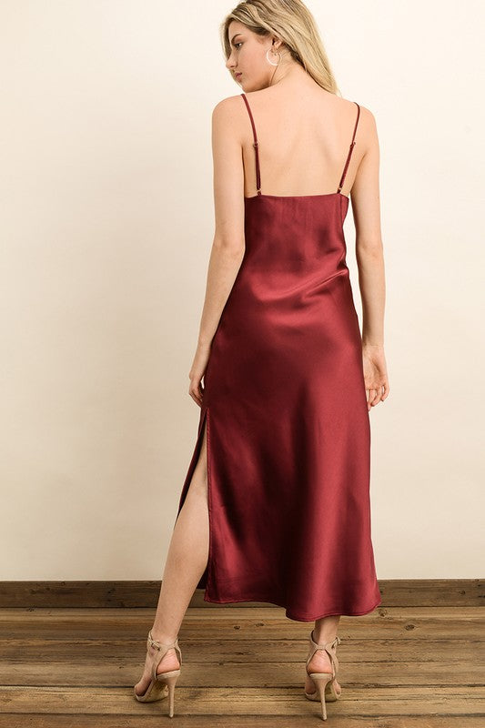 Sexy Satin Backless Slip Maxi Dress* Identity Boutique Sexy Satin Backless Slip Maxi Dress* Identity Boutique