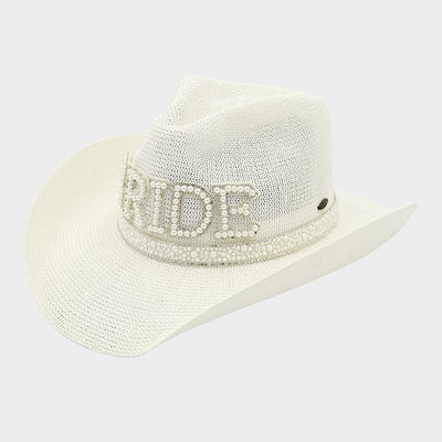 Western Bride Cowboy Hat